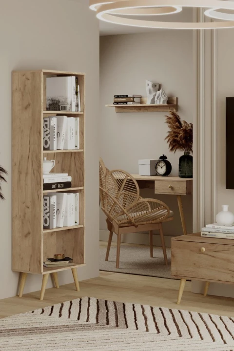 regał-półka-dąb-craft