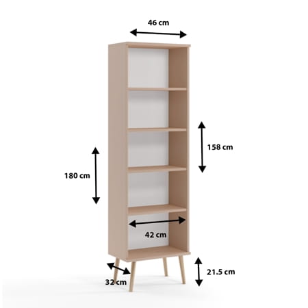 regał-półka-róż-naturalny