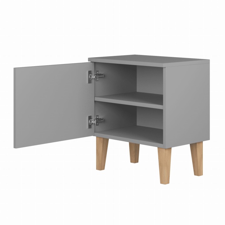 szafka nocna szara Olaf