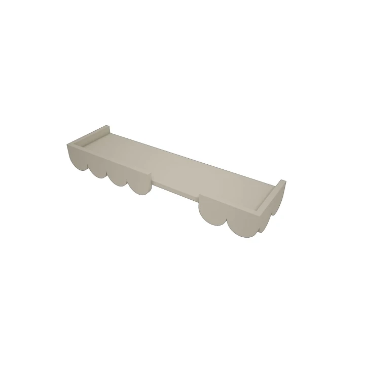 Półka ścienna Babushka oliwka do pokoju dziewczynki