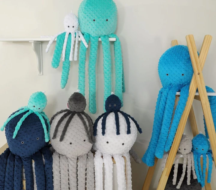 duży pluszak octopus