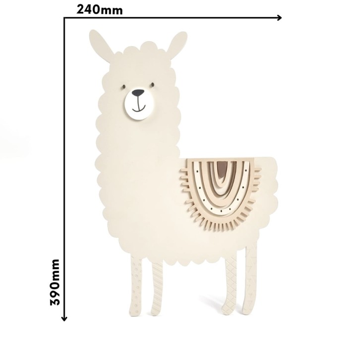 lampka-z-drewna-lama-bezowa