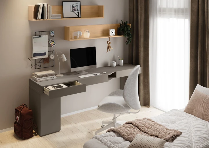 biurko młodzieżowe prawe woow