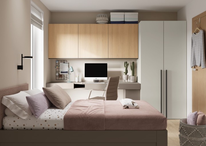 pokój młodzieżowy mały metraż prawy