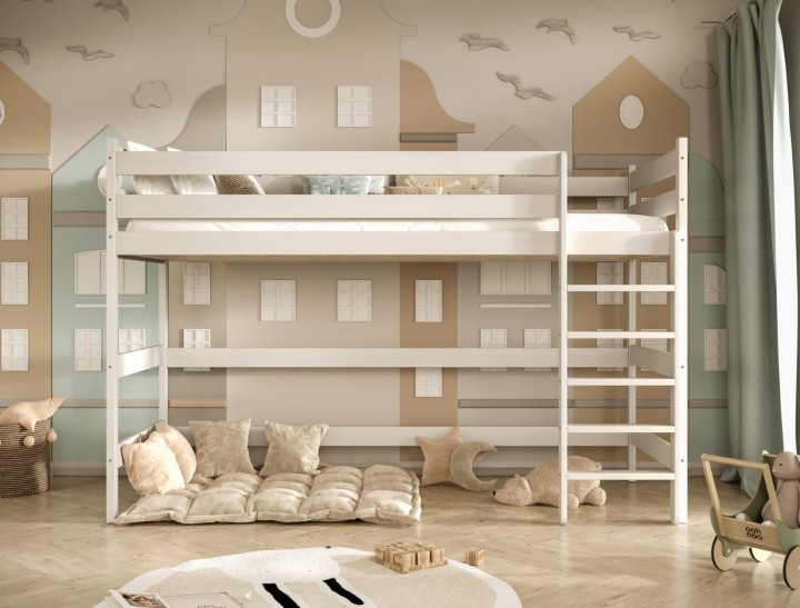 łóżko piętrowe na antresoli - nubo