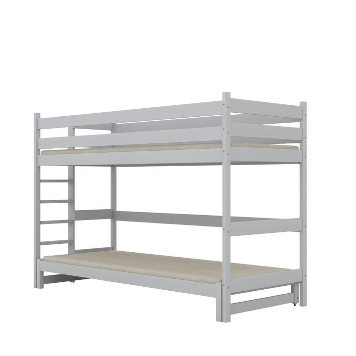 łóżko na antresoli z wysuwanym spaniem