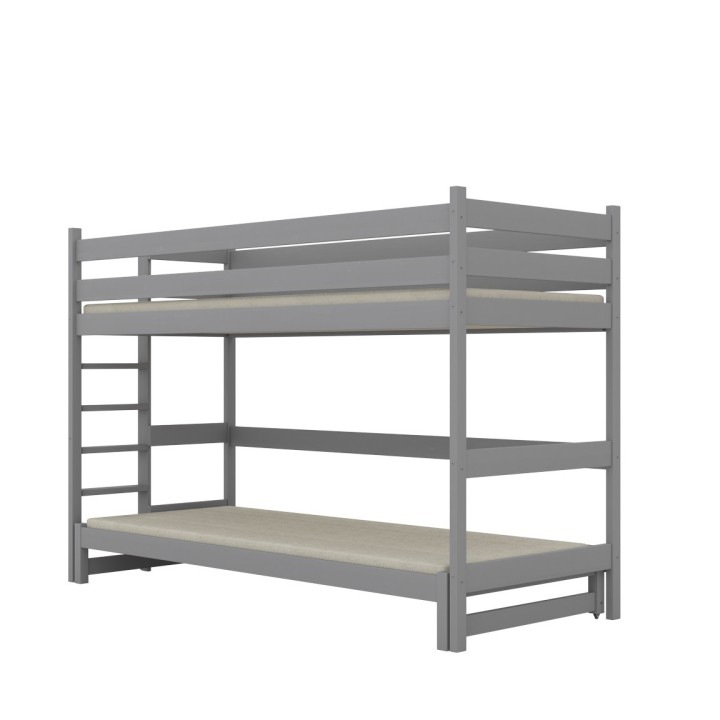 łóżko na antresoli z wysuwanym spaniem