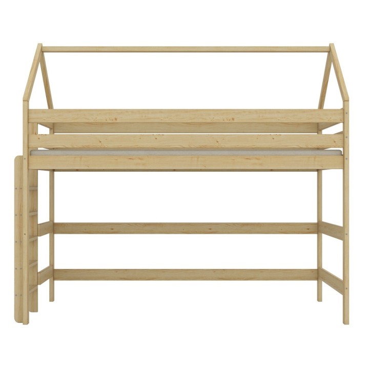 łóżko domek na antresoli