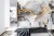 Fototapeta Black Gold Abstract Background Of Marble Liquid Ink Art Painting On Paper