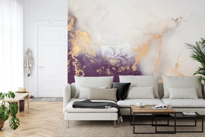 Fototapeta Marble Ink Abstract Art From Exquisite Original Painting For Abstract Background