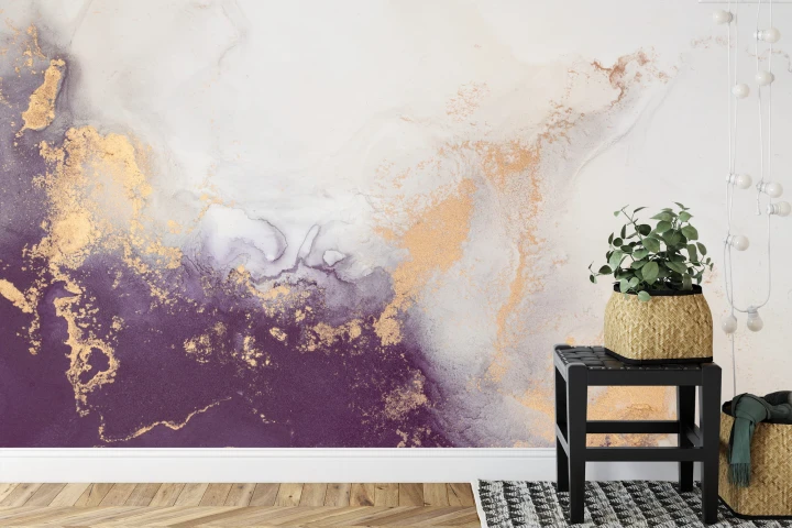 Fototapeta Marble Ink Abstract Art From Exquisite Original Painting For Abstract Background