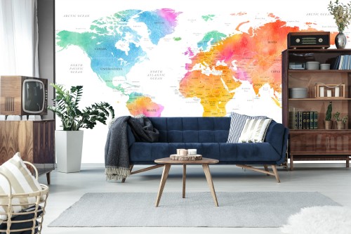Fototapeta Mapa Świata