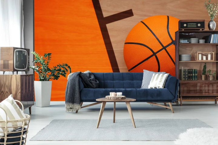 Fototapeta Piłka Koszykowa Na Boisku