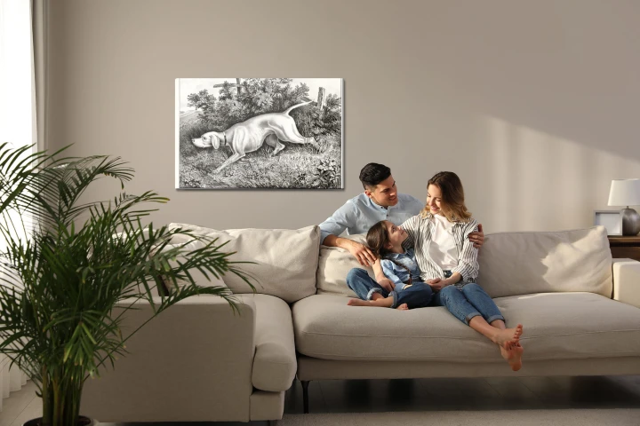 Obraz Na Płótnie Pies Myśliwski