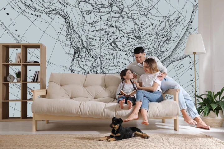 Fototapeta Stara Mapa