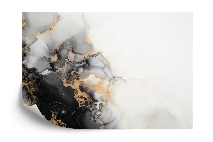 Fototapeta Marble Ink Abstract Art From Exquisite Original Painting For Abstract Background
