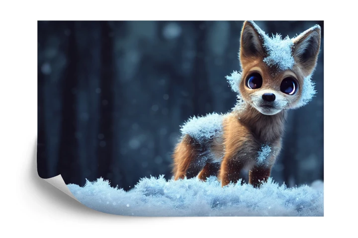Fototapeta Red Fox In The Snow