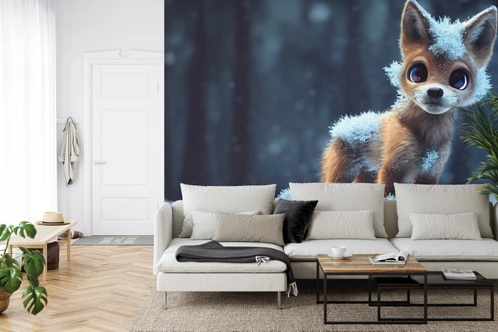 Fototapeta Red Fox In The Snow