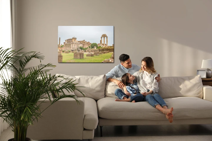 Obraz Na Płótnie Widok 3D Na Forum Romanum