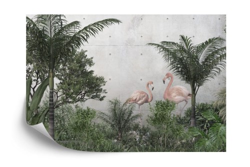 Fototapeta Tropical Trees And Leaves For Digital Printing Wallpaper, Custom Design Wallpaper - 3D