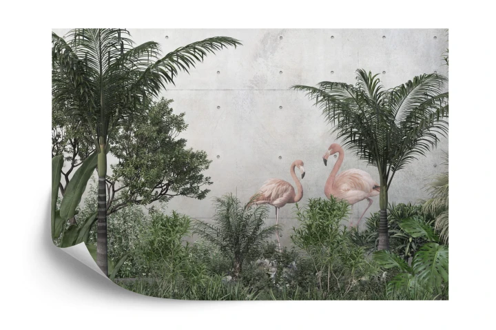 Fototapeta Tropical Trees And Leaves For Digital Printing Wallpaper, Custom Design Wallpaper - 3D