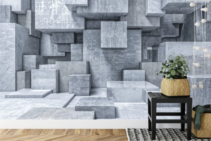Fototapeta Geometric 3D Background