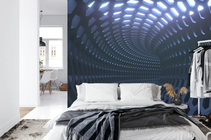 Fototapeta 3D Tunel - Abstrakcja