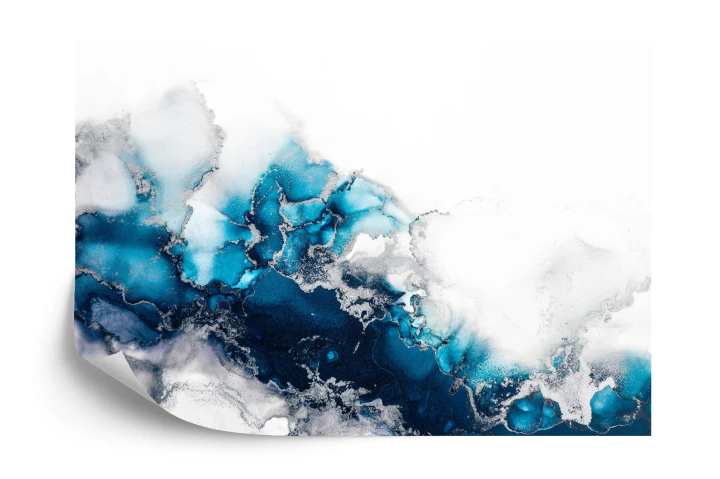 Fototapeta Marble Ink Abstract Art From Exquisite Original Painting For Abstract Background