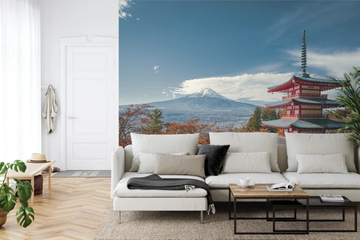 Fototapeta Japońska Pagoda Jesienią
