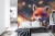 Fototapeta Red Fox Cub In The Snow