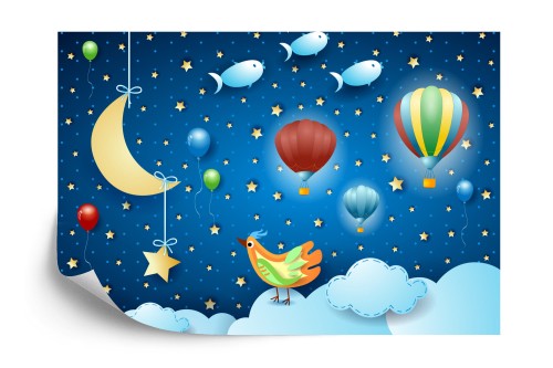 Fototapeta Dla Dzieci - Magiczna Noc