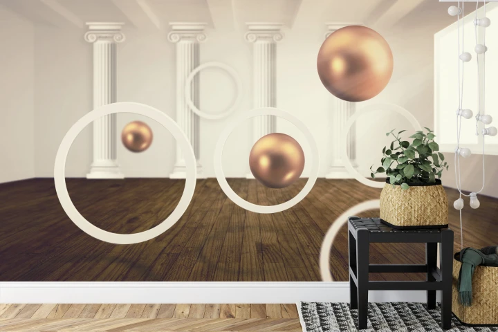 Fototapeta Nowoczesne Kule 3D