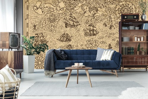 Fototapeta Mapa Skarbów