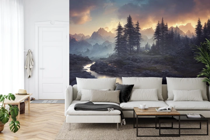 Fototapeta Breathtaking Nature Mountain Landscape, 3D