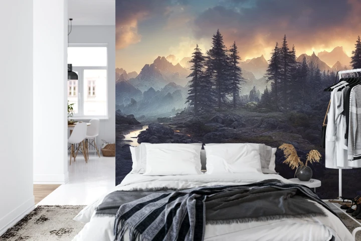 Fototapeta Breathtaking Nature Mountain Landscape, 3D