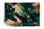 Fototapeta Seamless Tropical Pattern With Exotic Trees, Leopards, And Palm Leaves. Abstract Jungle Pattern With Leopards, Digital