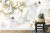 Fototapeta Abstract Floral And Butterfly Background With Frame For 3D Living Room Bedroom Tv 3D Wallpaper Home Decoration Mural Wallpaper For Walls