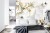 Fototapeta Abstract Floral And Butterfly Background With Frame For 3D Living Room Bedroom Tv 3D Wallpaper Home Decoration Mural Wallpaper For Walls