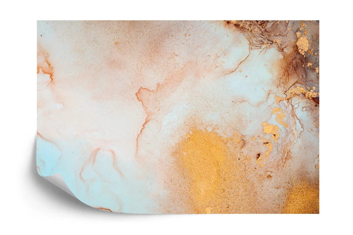 Fototapeta Marble Ink Abstract Art From Exquisite Original Painting For Abstract Background