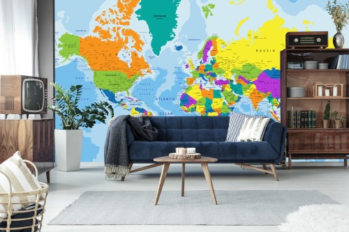 Fototapeta Mapa Świata