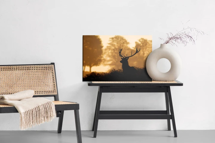 Obraz Na Płótnie Jeleń W Lesie