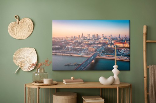 Obraz Na Płótnie Warszawa O Świcie