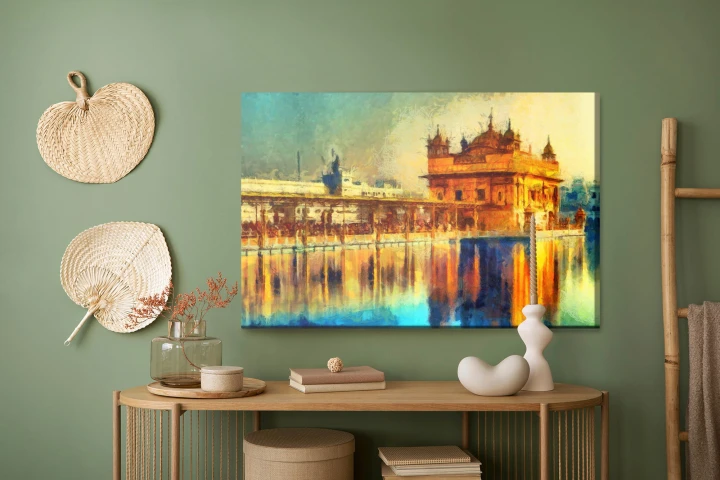 Obraz Na Płótnie Złota Świątynia W Amritsar