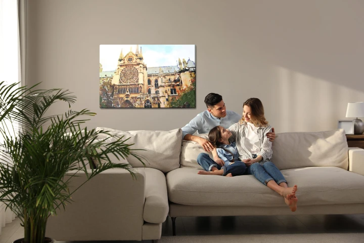 Obraz Na Płótnie Katedra Notre Dame Jak Namalowana