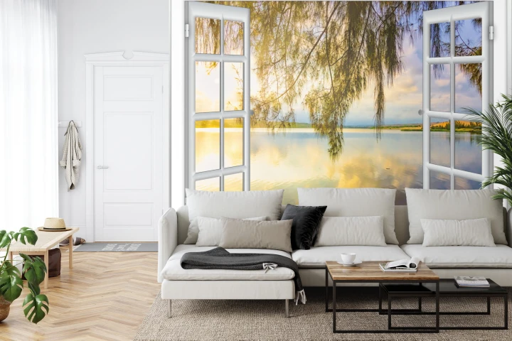 Fototapeta Ocean View Window Paradise