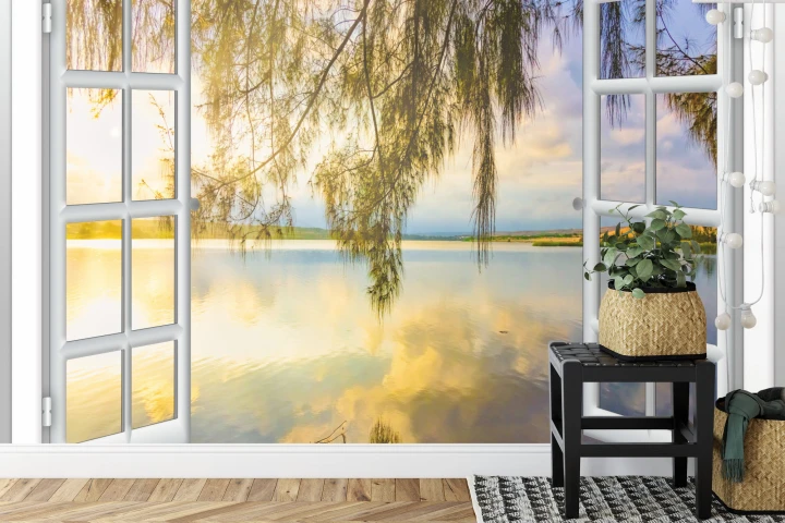 Fototapeta Ocean View Window Paradise