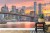 Fototapeta Lower Manhattan Skyline And Brooklyn Bridge