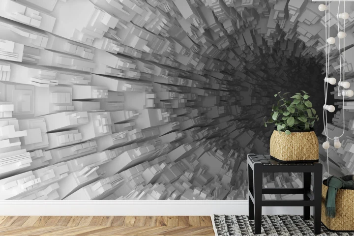 Fototapeta Abstrakcyjny Tunel 3D