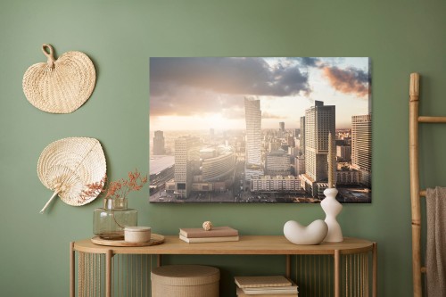 Obraz Na Płótnie Panorama Warszawy