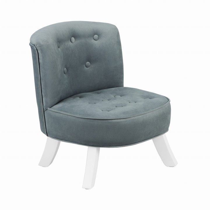 fotel dla dziecka na białych nogach